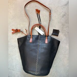 Henry Beguelin Gerla L Handle Bag Nero